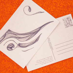 Kaartenserie Overspoeld door Vertrouwen voor en achter - AmbrCreations