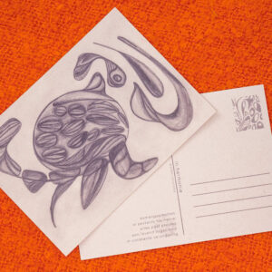 Kaartenserie Overspoeld in Harmonie voor en achter - AmbrCreations