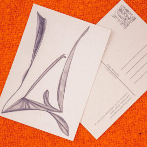 Kaartenserie Overspoeld met Kracht voor en achter - AmbrCreations