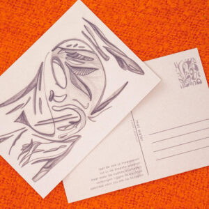 Kaartenserie Overspoeld met Water voor en achter - AmbrCreations